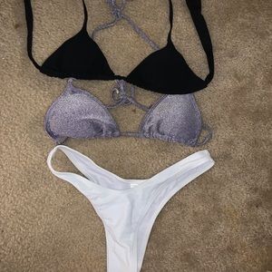 Variety of bikinis